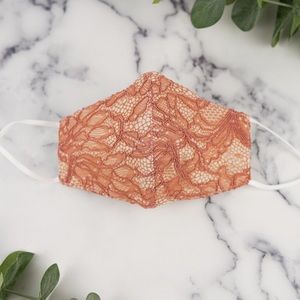 New!! Blushing lace face mask